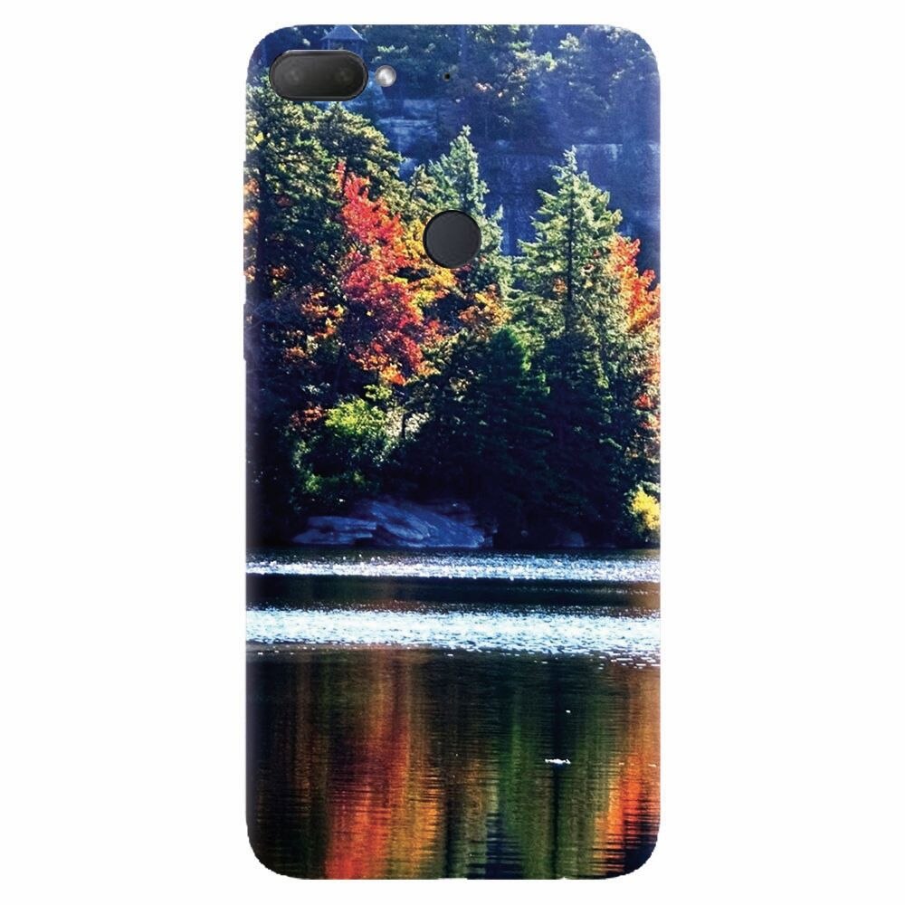 Husa silicon pentru Htc Desire 12 Plus, Lake Minnewaska Autumn