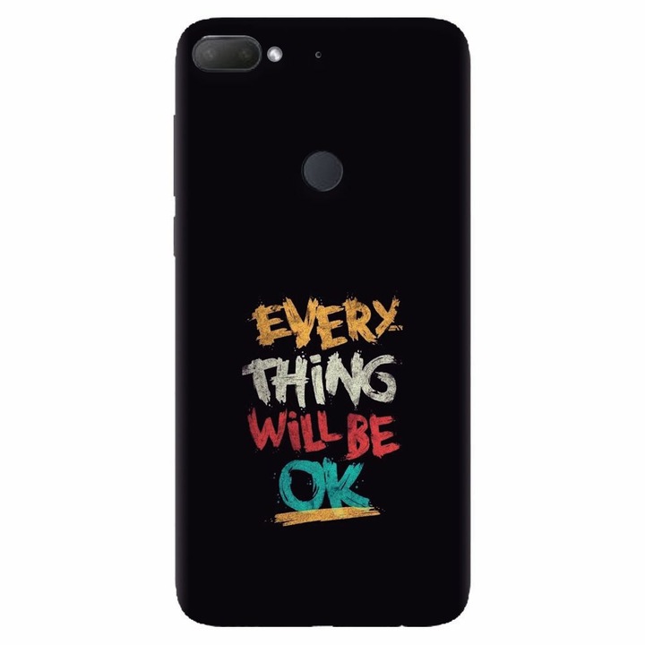 Силиконов кейс съвместим с Htc Desire 12 Plus, Всичко ще е наред