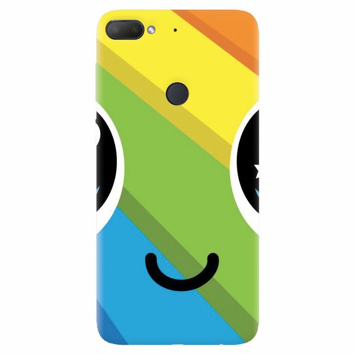 Силиконов калъф за Htc Desire 12 Plus, Happy Face