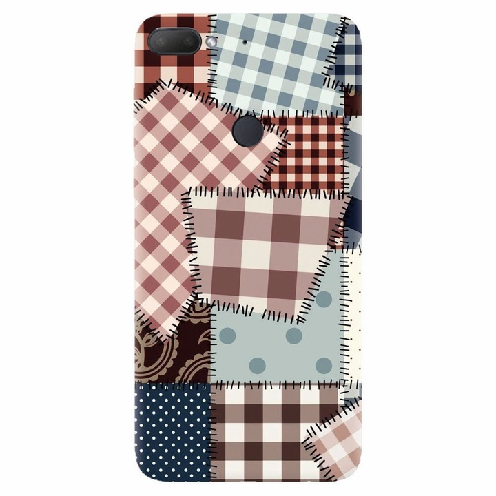 Силиконов капак съвместим с Htc Desire 12 Plus, Patchwork Vector