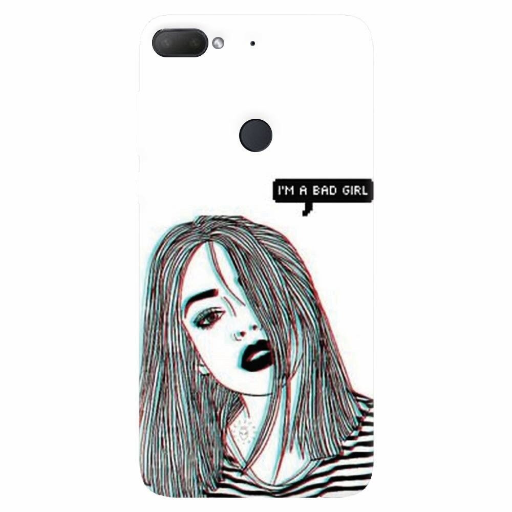 Husa silicon pentru Htc Desire 12 Plus, Im A Bad Girl