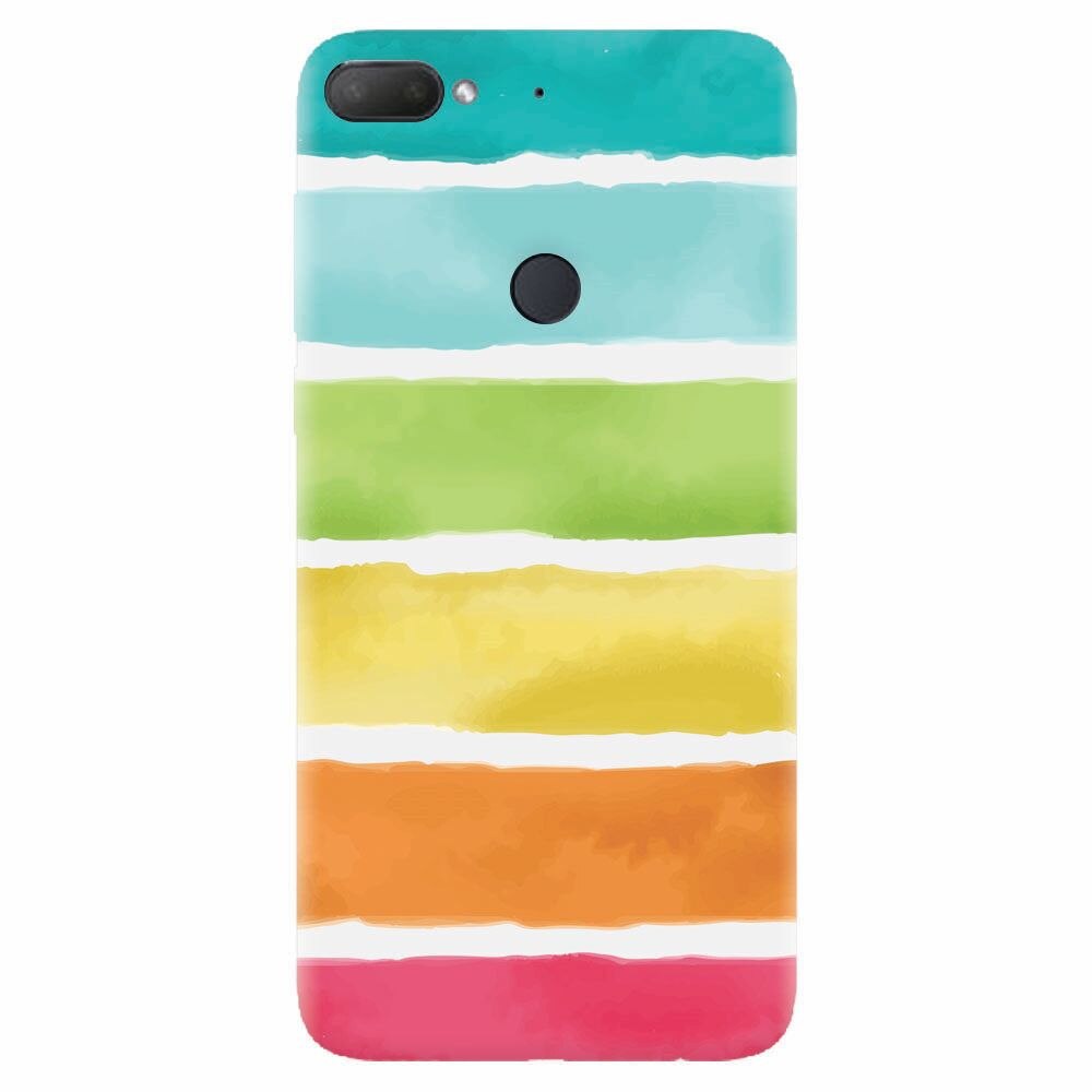 Husa silicon pentru Htc Desire 12 Plus, Watercolors