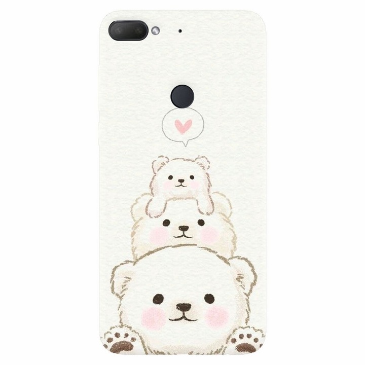 Силиконов кейс за Htc Desire 12 Plus, Bear Family