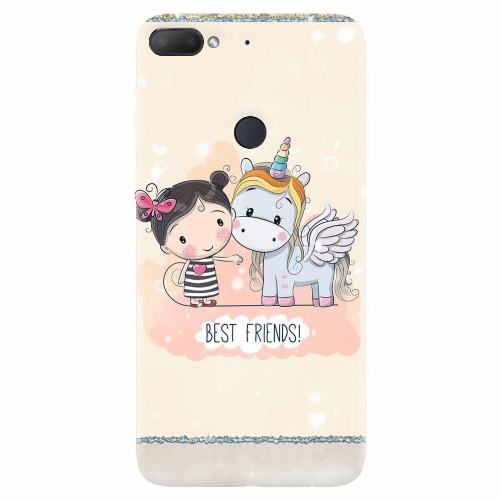 Husa silicon pentru Htc Desire 12 Plus, Best Friends