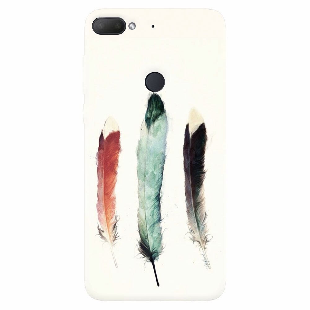 Husa silicon pentru Htc Desire 12 Plus, Three Feathers