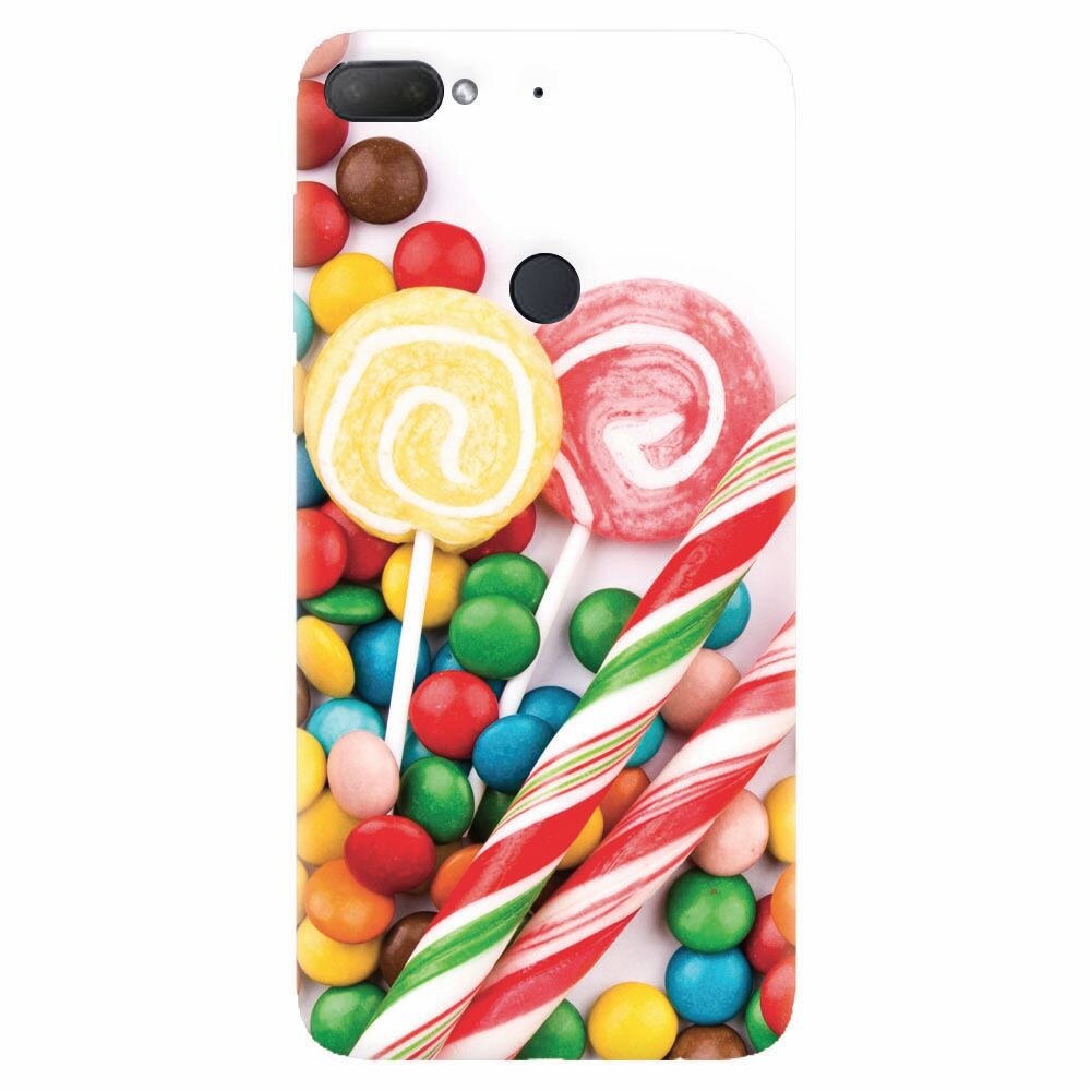 Husa silicon pentru Htc Desire 12 Plus, Sweet Colorful Candy