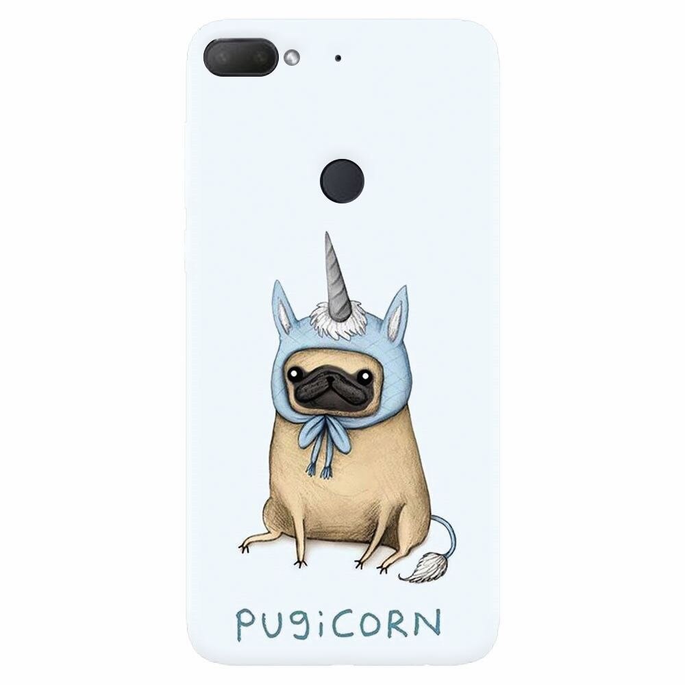 Husa silicon pentru Htc Desire 12 Plus, Pugicorn