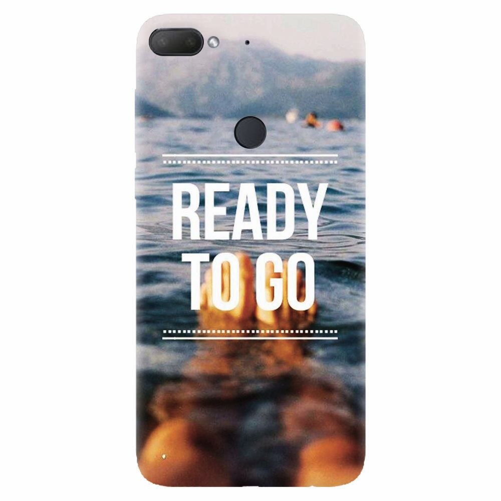 Husa silicon pentru Htc Desire 12 Plus, Ready To Go Swimming