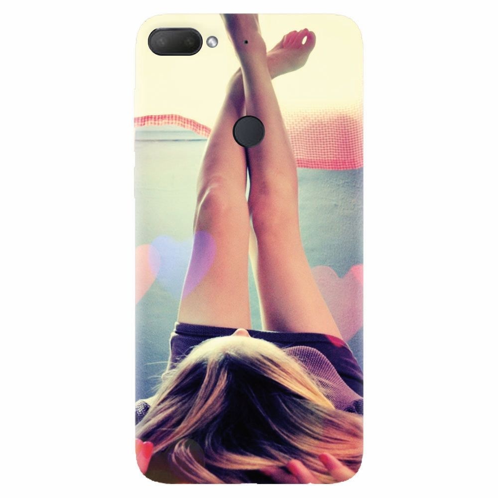 Husa silicon pentru Htc Desire 12 Plus, Relax Girl