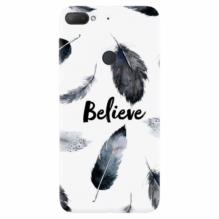 Силиконов калъф, съвместим с Htc Desire 12 Plus, Believe