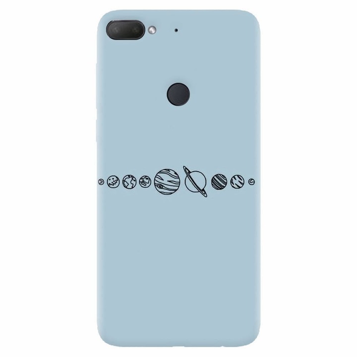 Силиконов кейс съвместим с Htc Desire 12 Plus, Planets