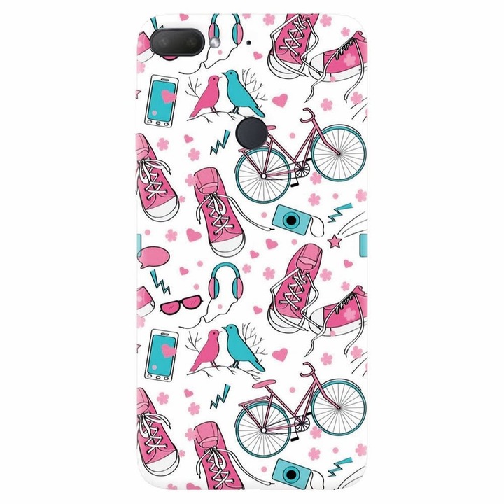 Силиконов калъф, съвместим с Htc Desire 12 Plus, Travel