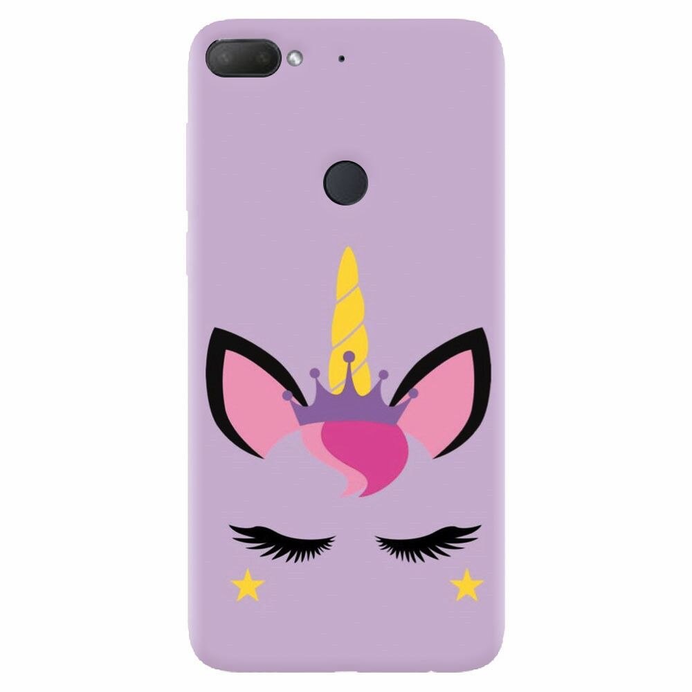 Husa silicon pentru Htc Desire 12 Plus, Unicorn Shine