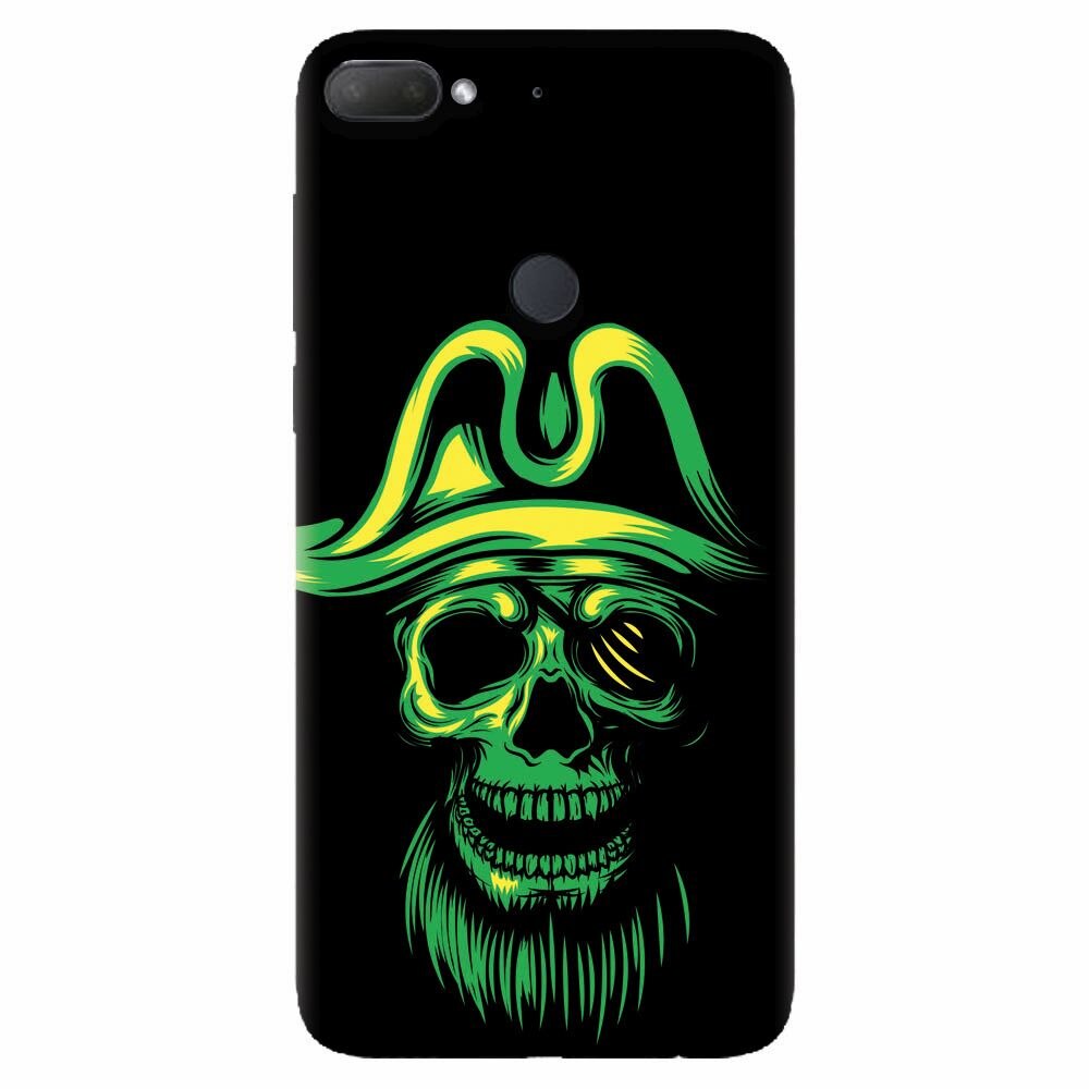Husa silicon pentru Htc Desire 12 Plus, Pirate Skull