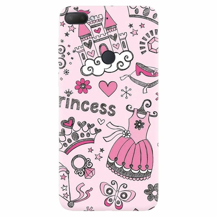 Силиконов кейс съвместим с Htc Desire 12 Plus, Princess