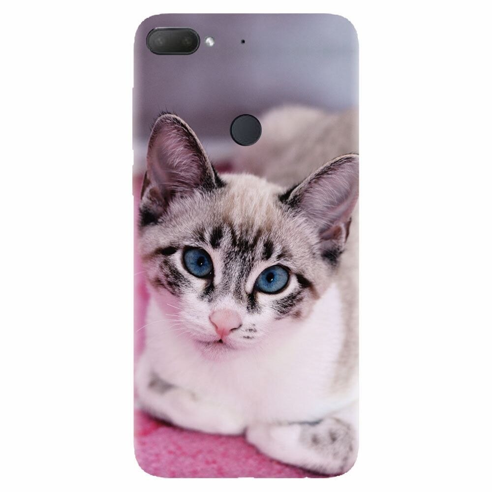Husa silicon pentru Htc Desire 12 Plus, Siamese Kitty