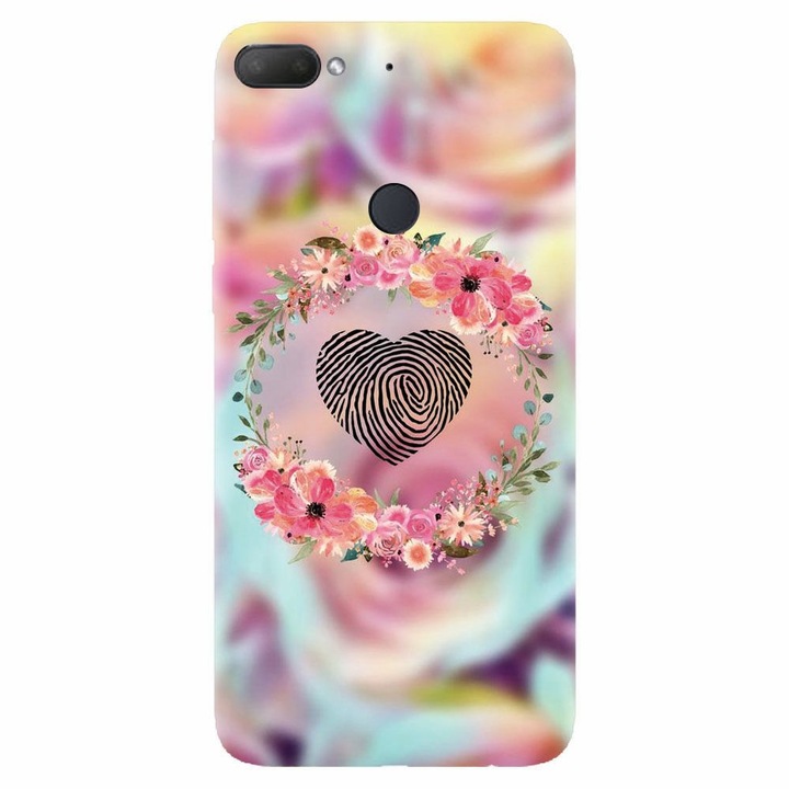 Силиконов кейс съвместим с Htc Desire 12 Plus, Fingerprint