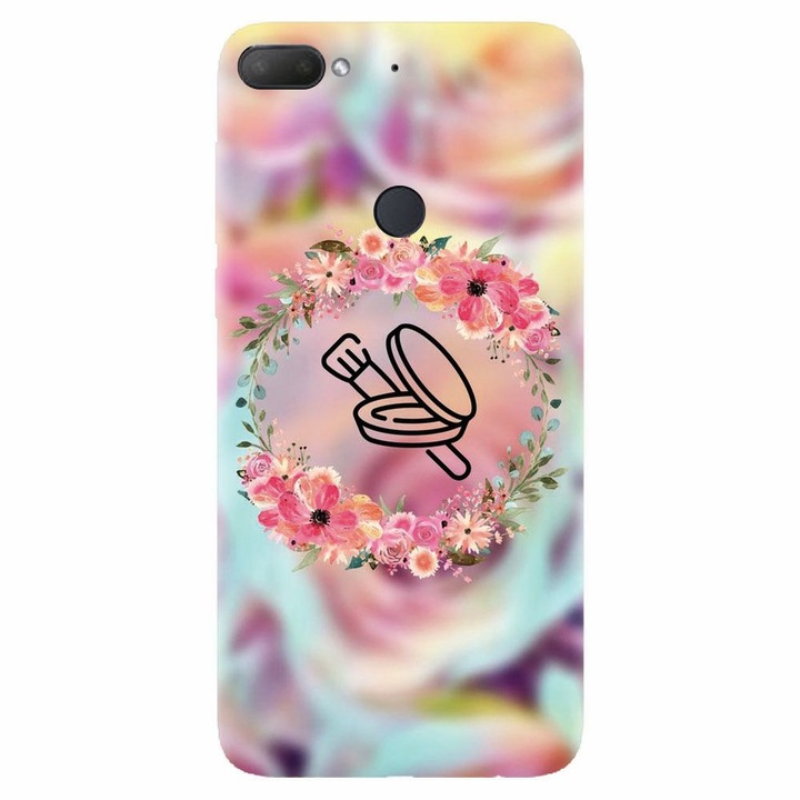 Силиконов кейс съвместим с Htc Desire 12 Plus, Make Up Expert