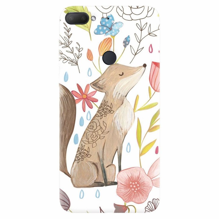 Силиконов кейс съвместим с Htc Desire 12 Plus, Fox