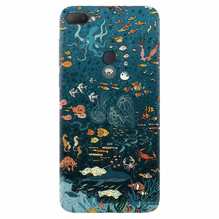 Силиконов калъф, съвместим с Htc Desire 12 Plus, Under The Sea