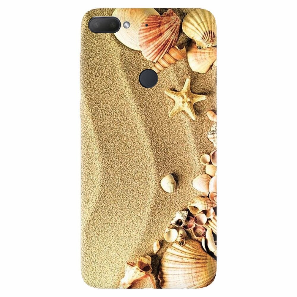 Husa silicon pentru Htc Desire 12 Plus, Beach Sand Gold