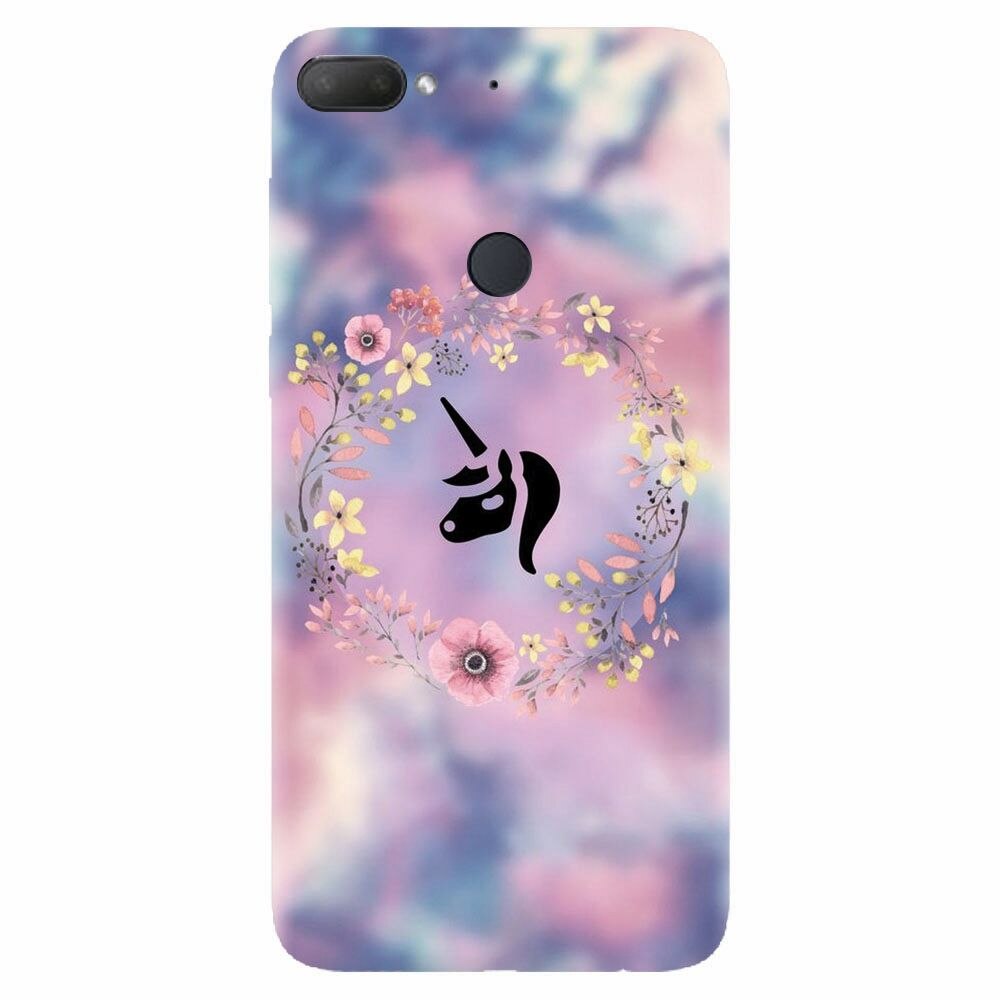 Husa silicon pentru Htc Desire 12 Plus, Unicorn Icon