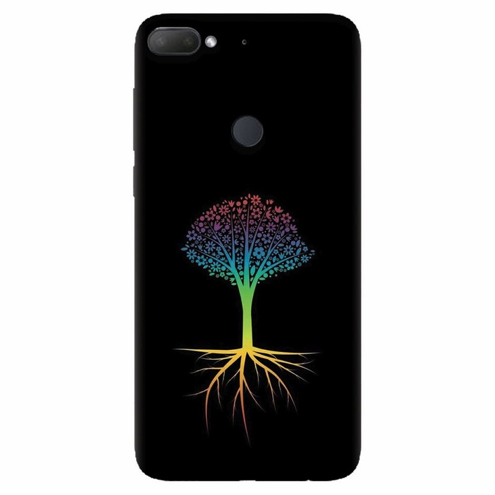 Силиконов капак, съвместим с Htc Desire 12 Plus, Tree 001