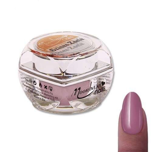 Gel UV pentru constructie unghii 056 MoonbasaNails, Violet pastel inchis, 5ml
