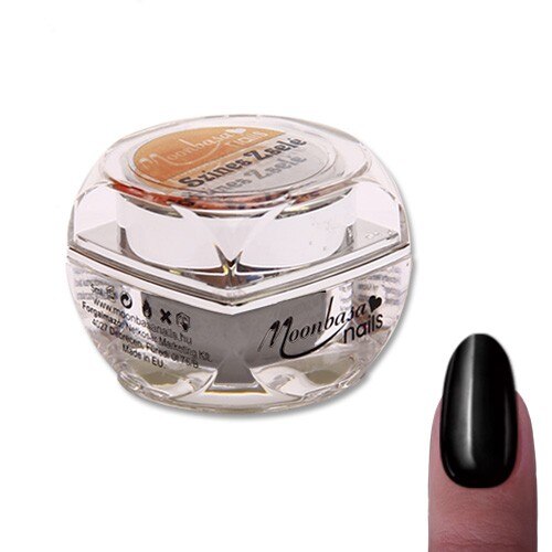 Gel UV pentru constructie unghii 019 MoonbasaNails, Negru, 5ml