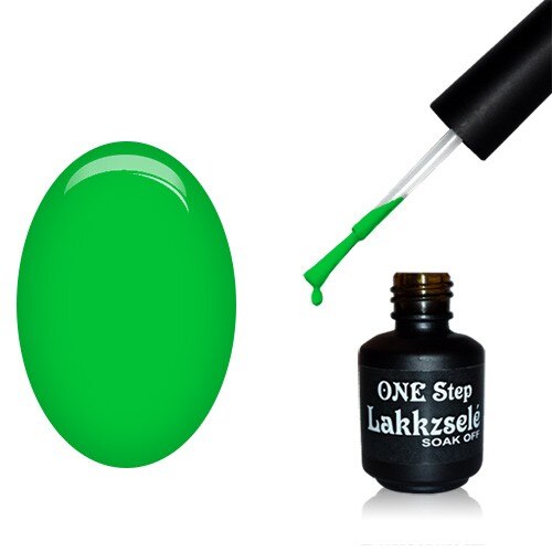 Oja semipermanenta One Step, MoonbasaNails, 160 Neon green, 5 ml