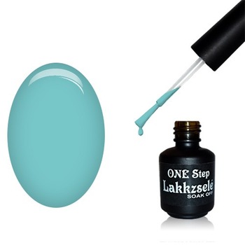 Oja semipermanenta One Step, MoonbasaNails, 117 Light turquoise, 5 ml Oja semipermanenta One Step, MoonbasaNails, 117 Light turquoise, 5 ml