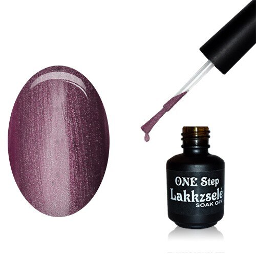 Oja semipermanenta One Step, MoonbasaNails, 098 Glitter patchouli purple, 5 ml