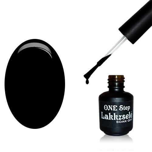Oja semipermanenta One Step, MoonbasaNails, 052 Black, 5 ml