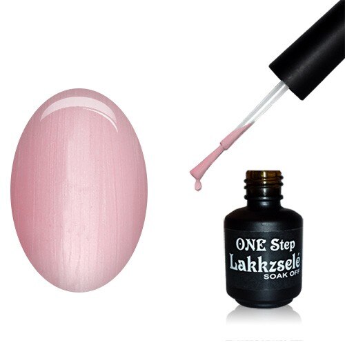 Oja semipermanenta One Step, MoonbasaNails, 063 Silky baby pink, 5 ml