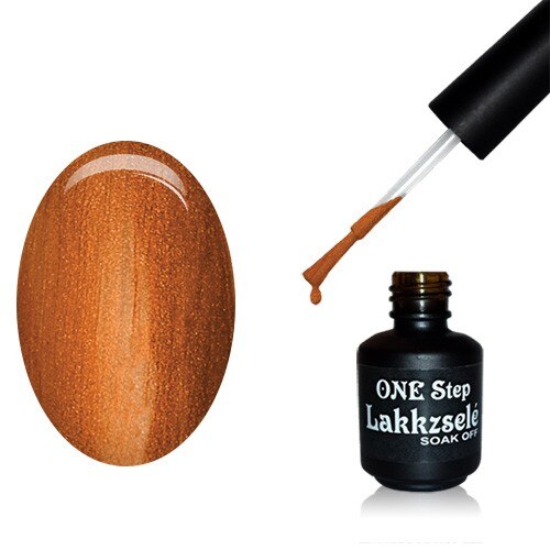 Oja semipermanenta One Step, MoonbasaNails, 041 Glittering gold, 5 ml