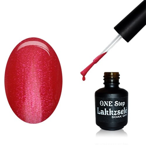 Oja semipermanenta One Step, MoonbasaNails, 007 Glitter magenta, 5 ml