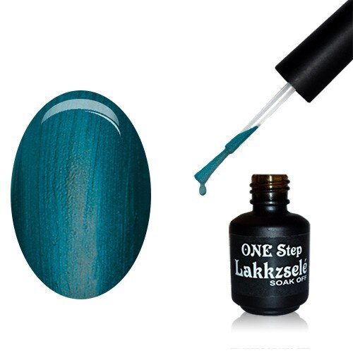 Oja semipermanenta One Step, MoonbasaNails, 009 Pearl satin blue, 5 ml