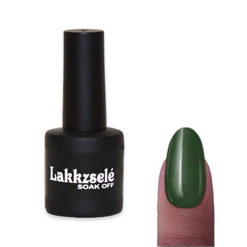 Gel polish semipermanent unghii MoonbasaNails, Lucios, Verde inchis, 6 ml