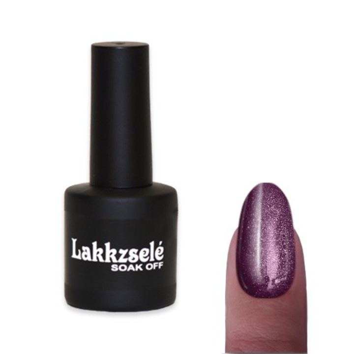 Gel polish semipermanent unghii MoonbasaNails, Perlat, Bordeaux, 6 ml