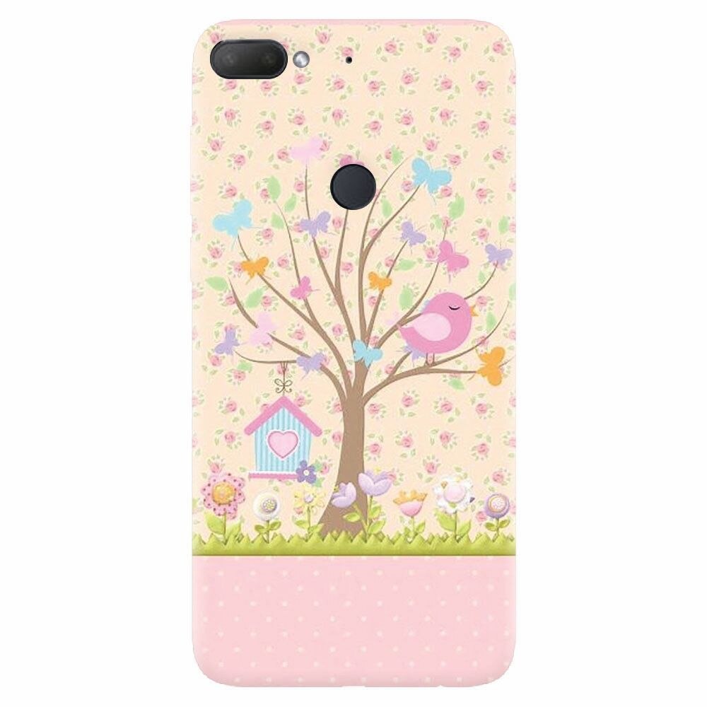 Husa silicon pentru Htc Desire 12 Plus, Cute Birdhouse
