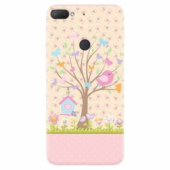 Husa silicon pentru Htc Desire 12 Plus, Cute Birdhouse Husa silicon pentru Htc Desire 12 Plus, Cute Birdhouse