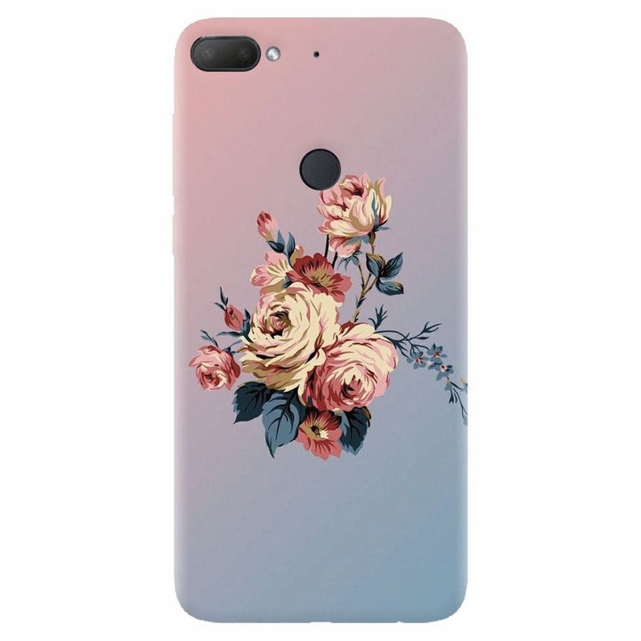 Силиконов калъф за Htc Desire 12 Plus, Roses