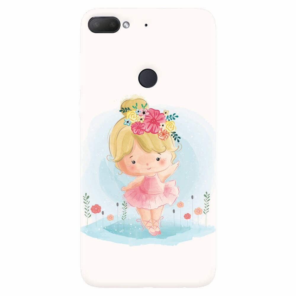 Husa silicon pentru Htc Desire 12 Plus, Balerina