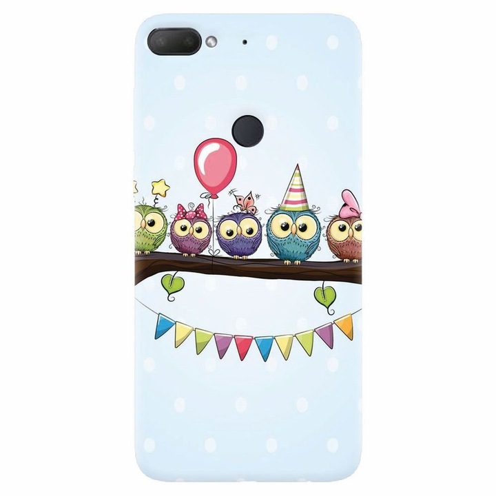 Силиконов кейс съвместим с Htc Desire 12 Plus, Party Birds