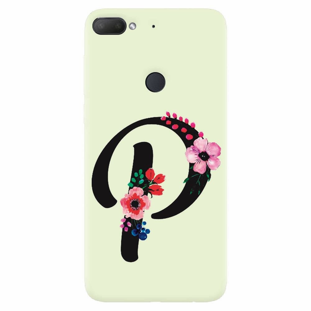 Husa silicon pentru Htc Desire 12 Plus, Litera P