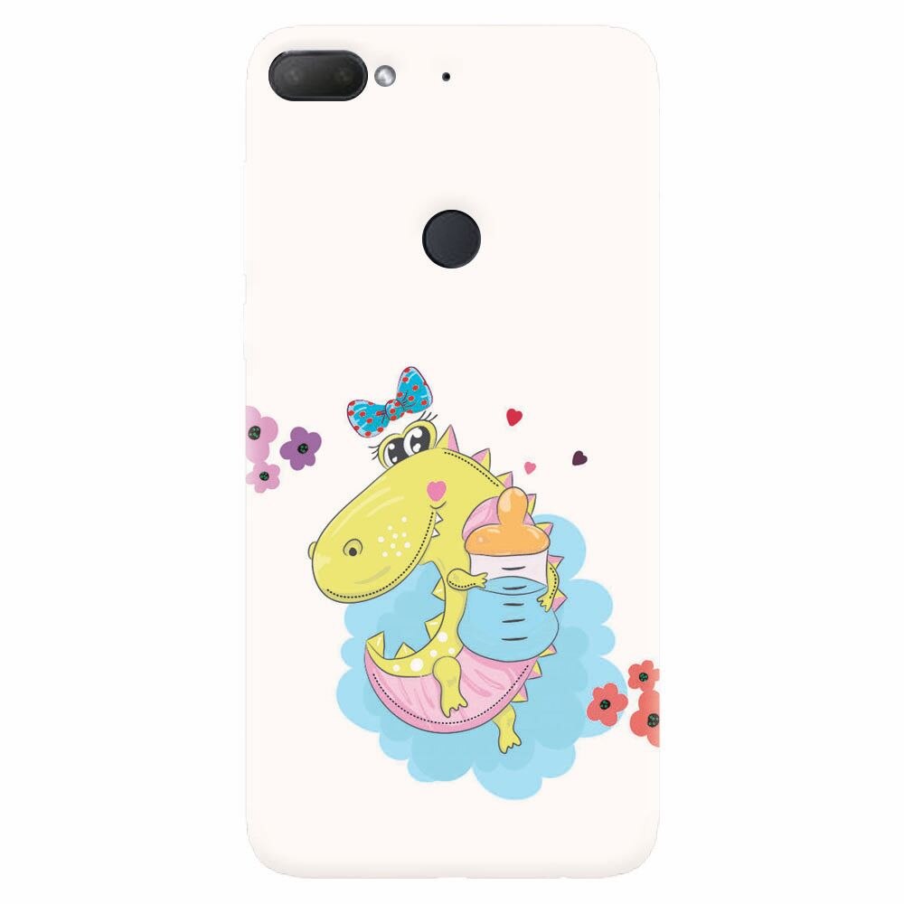 Husa silicon pentru Htc Desire 12 Plus, Bebe Crocodil