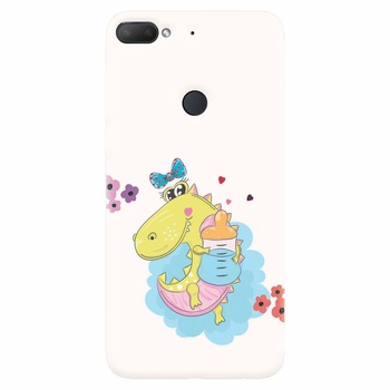 Husa silicon pentru Htc Desire 12 Plus, Bebe Crocodil Husa silicon pentru Htc Desire 12 Plus, Bebe Crocodil