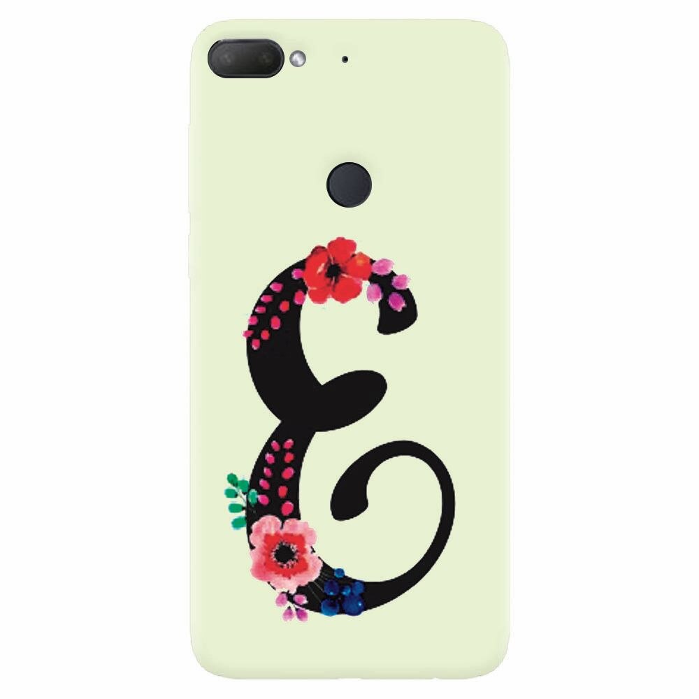 Husa silicon pentru Htc Desire 12 Plus, Litera E