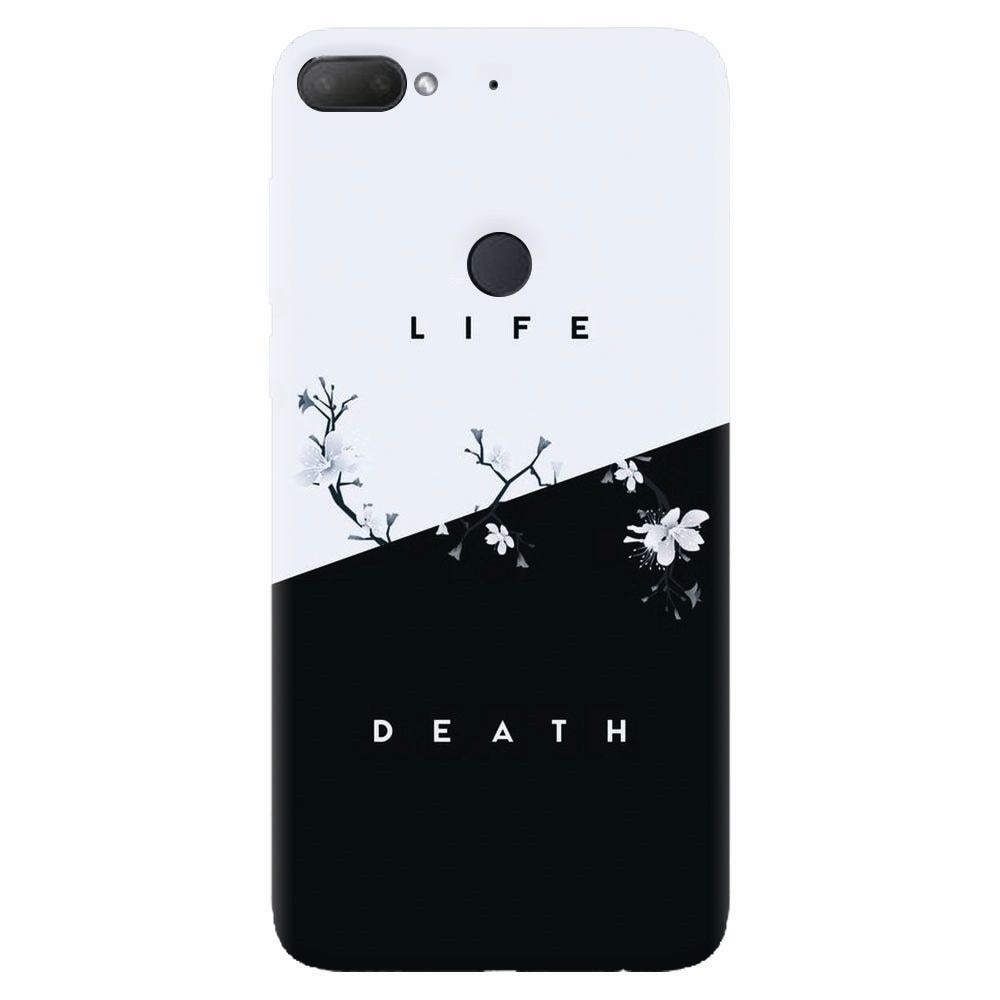 Husa silicon pentru Htc Desire 12 Plus, Life Vs Death