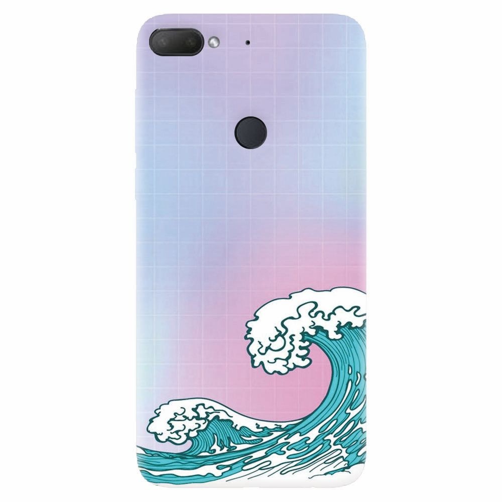 Husa silicon pentru Htc Desire 12 Plus, Waves